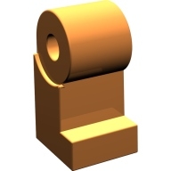 Lego levá noha, oranžová (4120155)